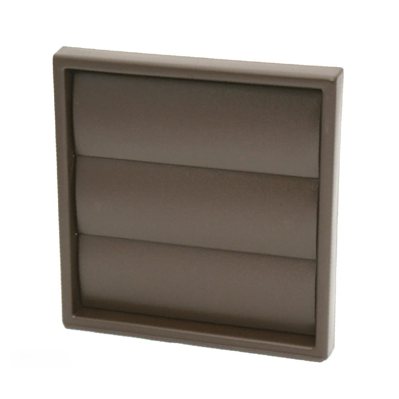 Brown Gravity Flap Air Vent & Back Draught Shutter 4 Inch