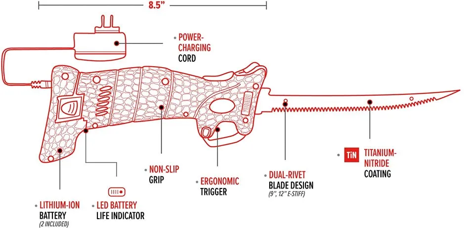 Bubba Lithium Ion Cordless Electric Fillet Knife