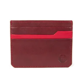 Burgundy Notley Card Holder