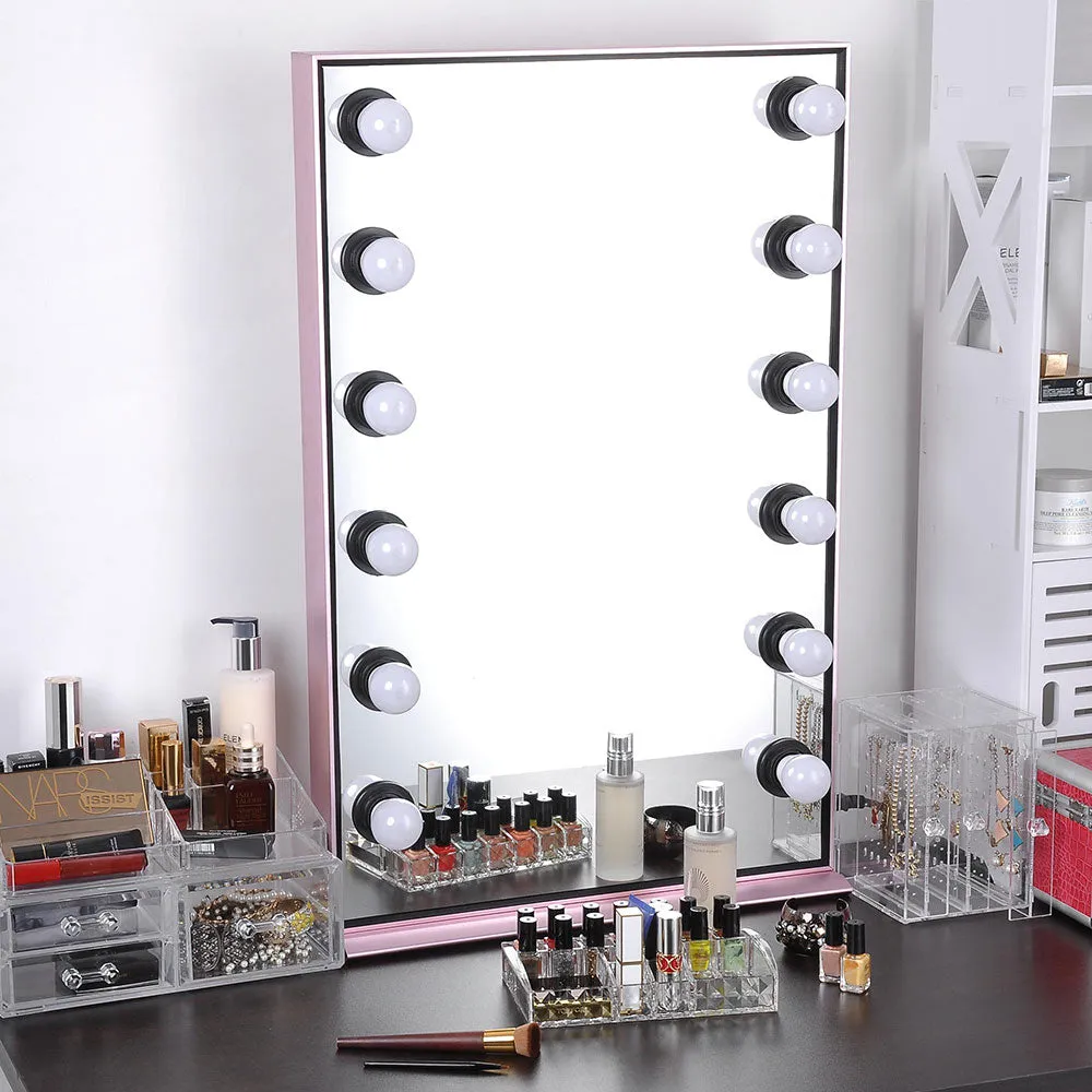 Byootique Hollywood Vanity Mirror Tabletop/Wall, 24x34