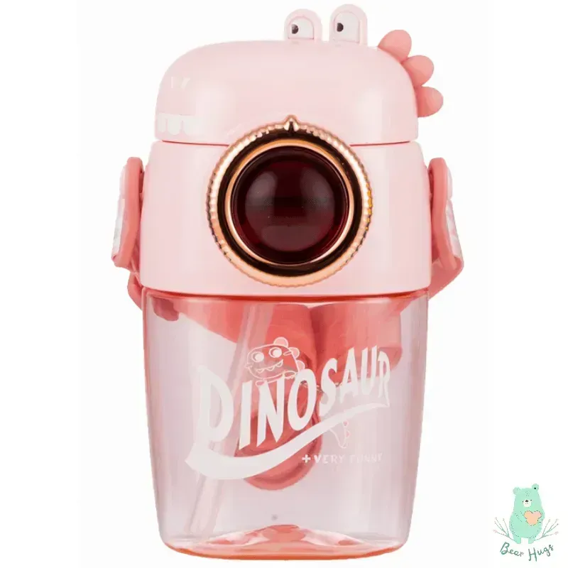 Camera Shaped Dino Tritan Water Bottle (420 ml)