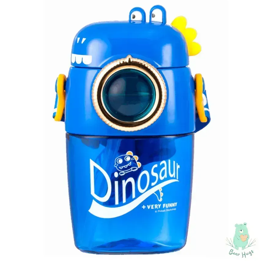 Camera Shaped Dino Tritan Water Bottle (420 ml)