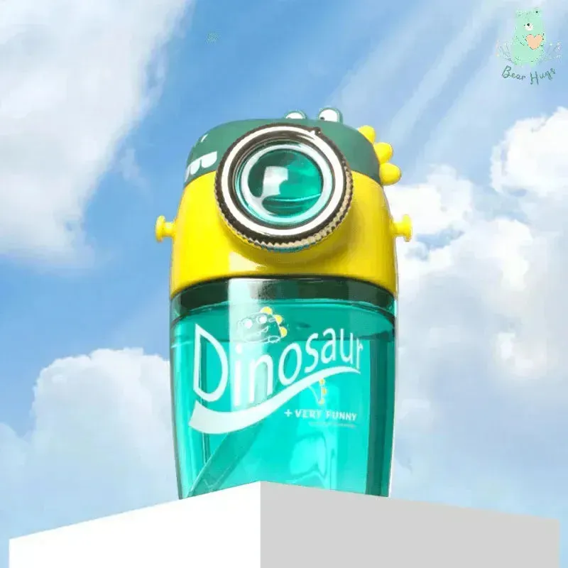 Camera Shaped Dino Tritan Water Bottle (420 ml)