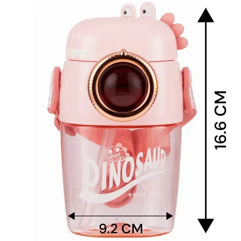 Camera Shaped Dino Tritan Water Bottle (420 ml)