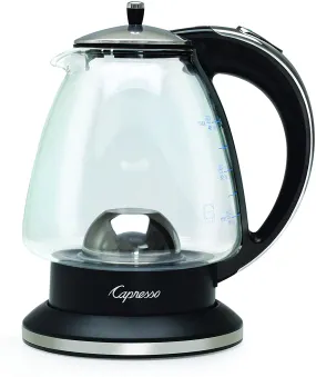 Capresso WATERKETTLE-RB 240.98 H2O Glass Electric Water Kettle Stainless Steel - Certified Refurbished