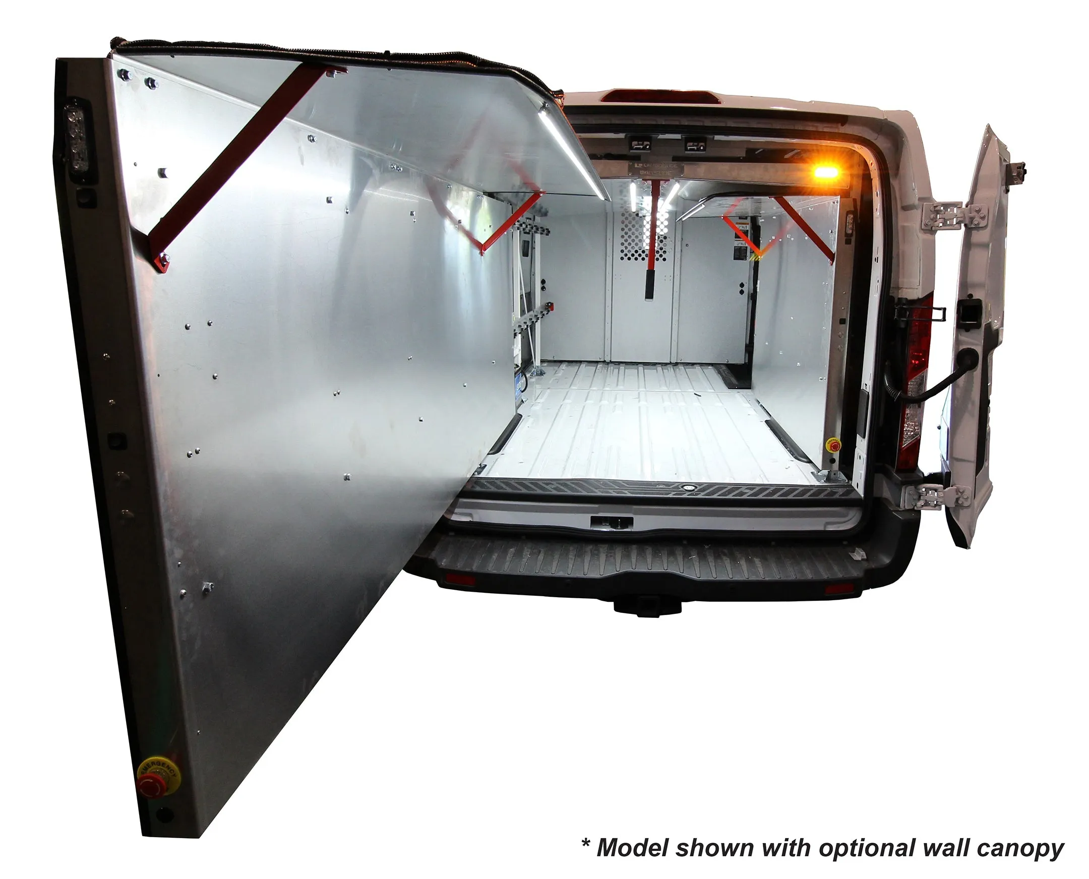 CargoGlide WSST521-23 Van Storage Sliding Platform Wall