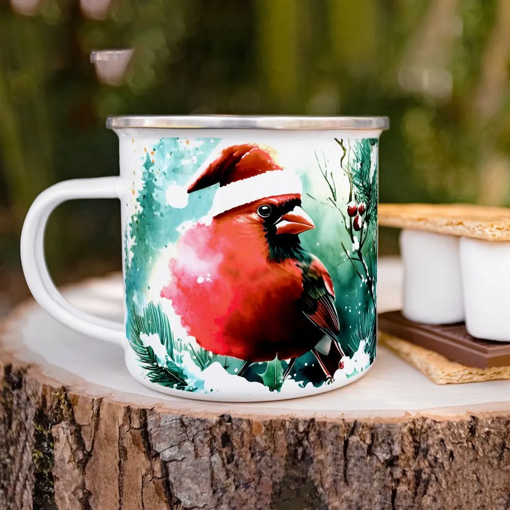 Christmas Cardinal Camp Mug