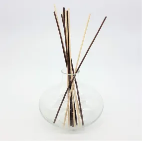 Clear Glass Reed Diffuser Bottle / Vase - Squat-Shaped