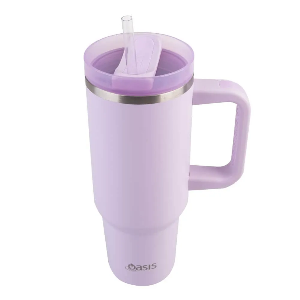 Commuter 1.2L Insulated Tumbler with Straw White Orchid