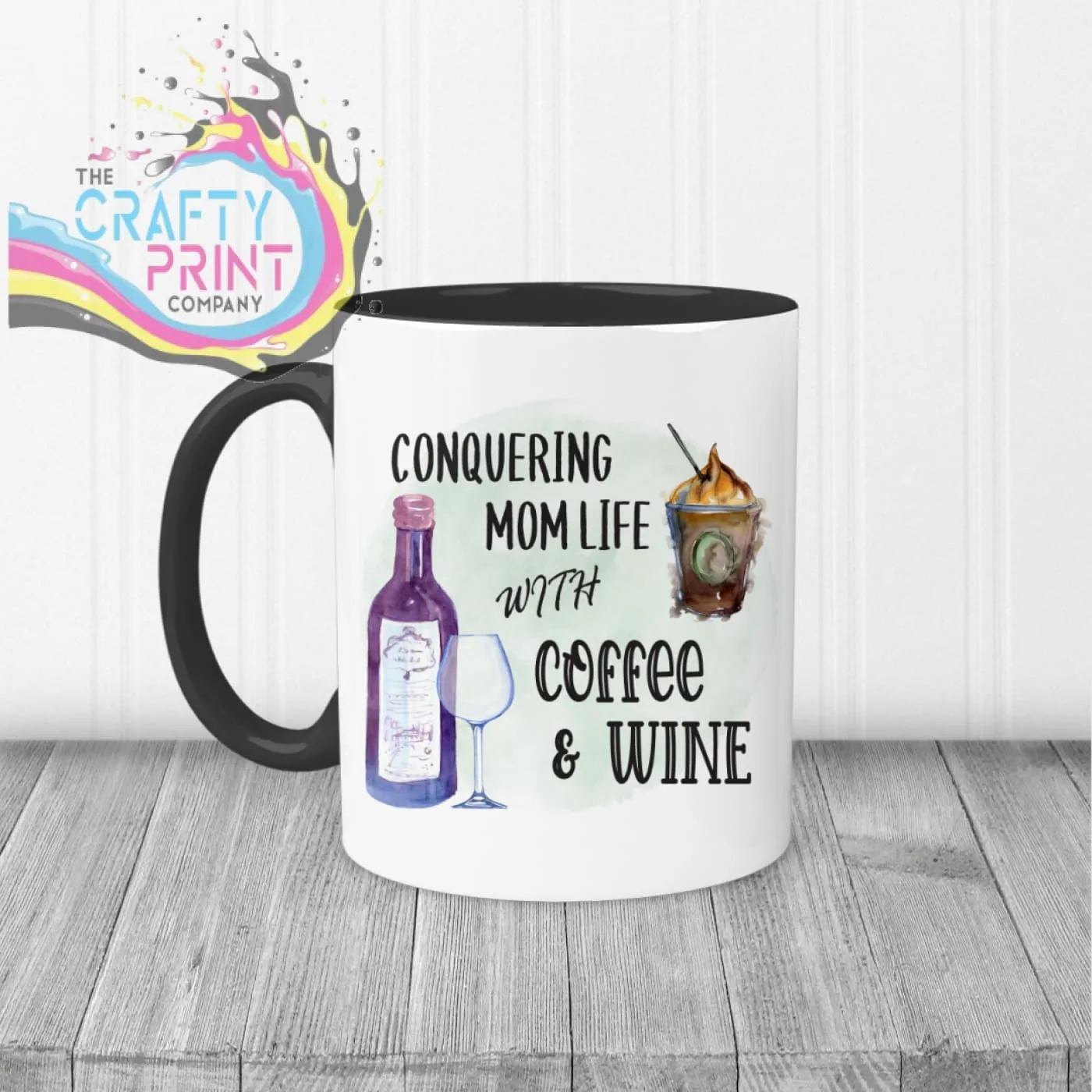 Conquering Mom Life with Coffee and Wine Mug