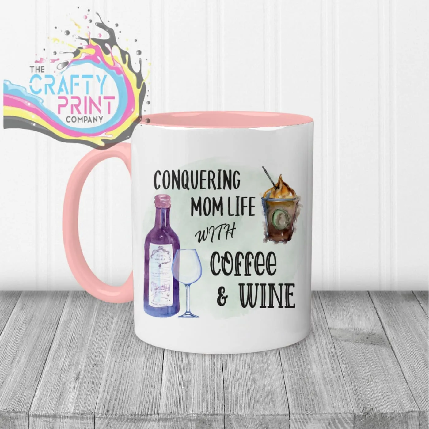 Conquering Mom Life with Coffee and Wine Mug