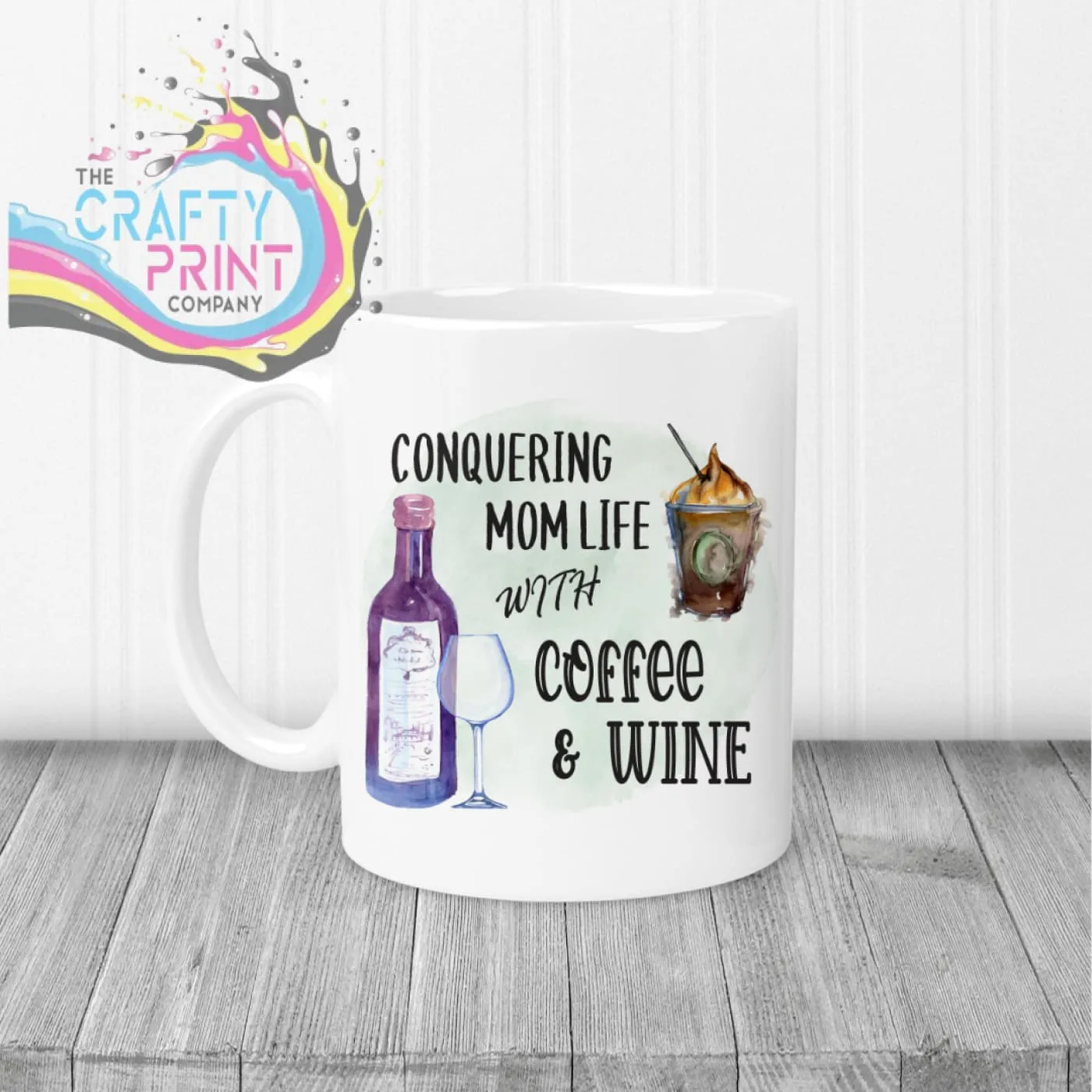 Conquering Mom Life with Coffee and Wine Mug