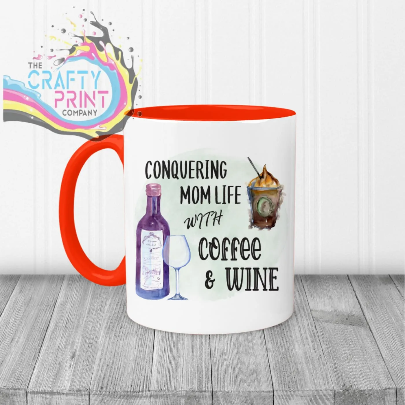 Conquering Mom Life with Coffee and Wine Mug