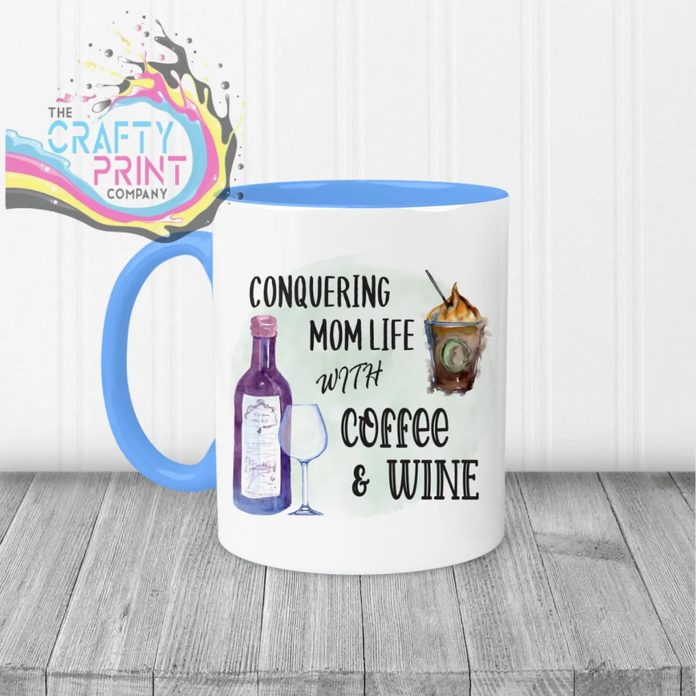 Conquering Mom Life with Coffee and Wine Mug