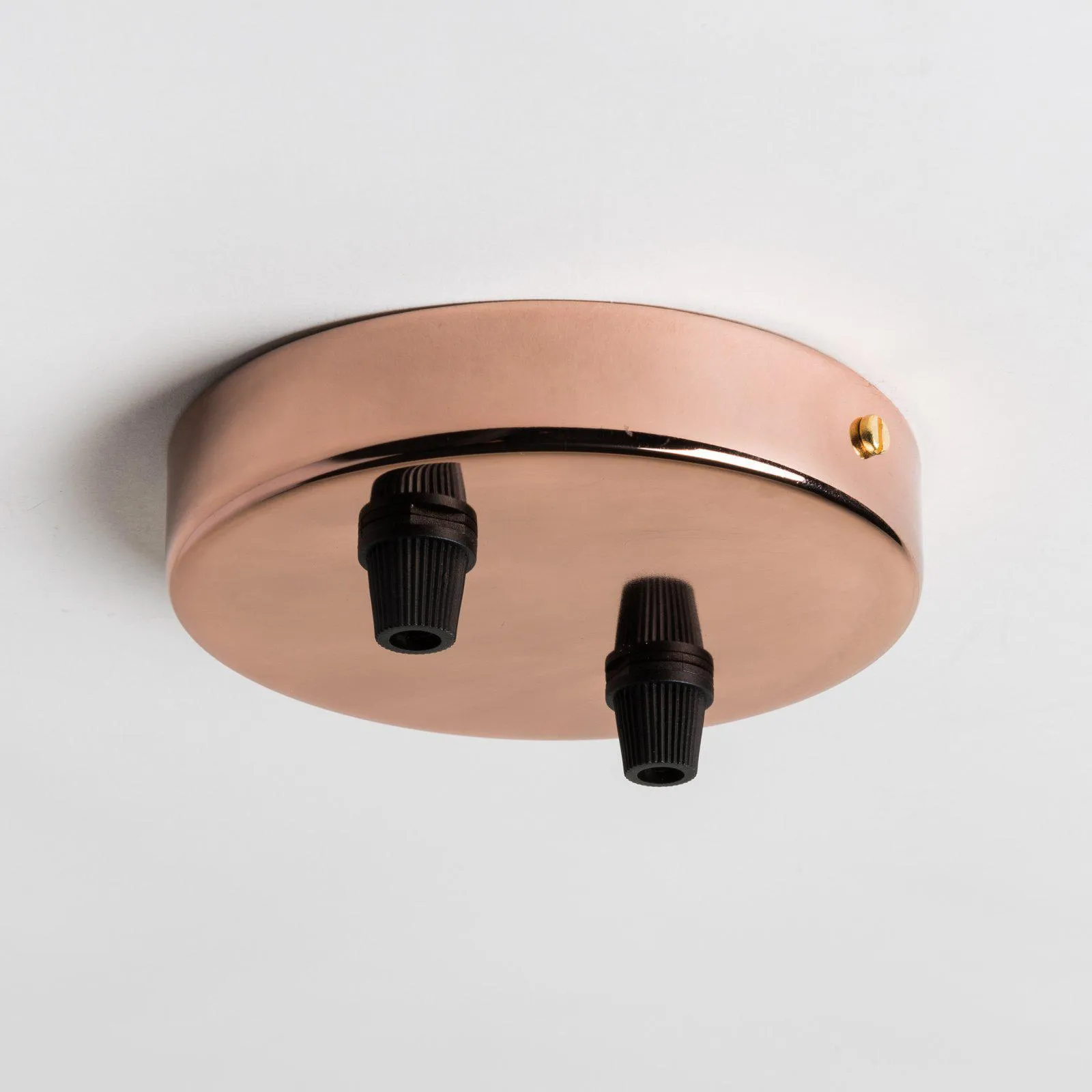 Copper 100mm Ceiling Rose - All Outlet Options