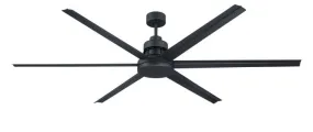 Craftmade MND72FB6 - 72 Inch Ceiling Fan with Blades Flat Black