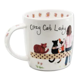 Crazy Cat Lady Mug by Alex Clark