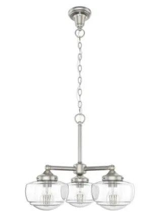 Creek Brushed Nickel Chandelier