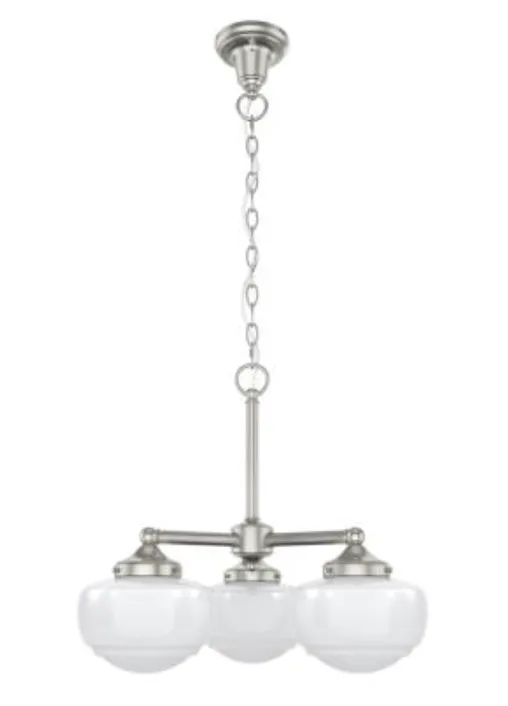 Creek Brushed Nickel Chandelier