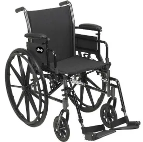 Cruiser III Light Weight Wheelchair with Flip Back Removable Arms