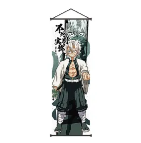 Demon Slayer Shinazugawa Sanemi Slaying Corps Anime Poster Wall Scroll | 70 x 25 Cms |