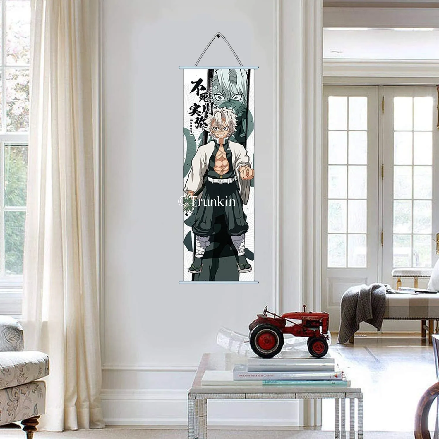 Demon Slayer Shinazugawa Sanemi Slaying Corps Anime Poster Wall Scroll | 70 x 25 Cms |