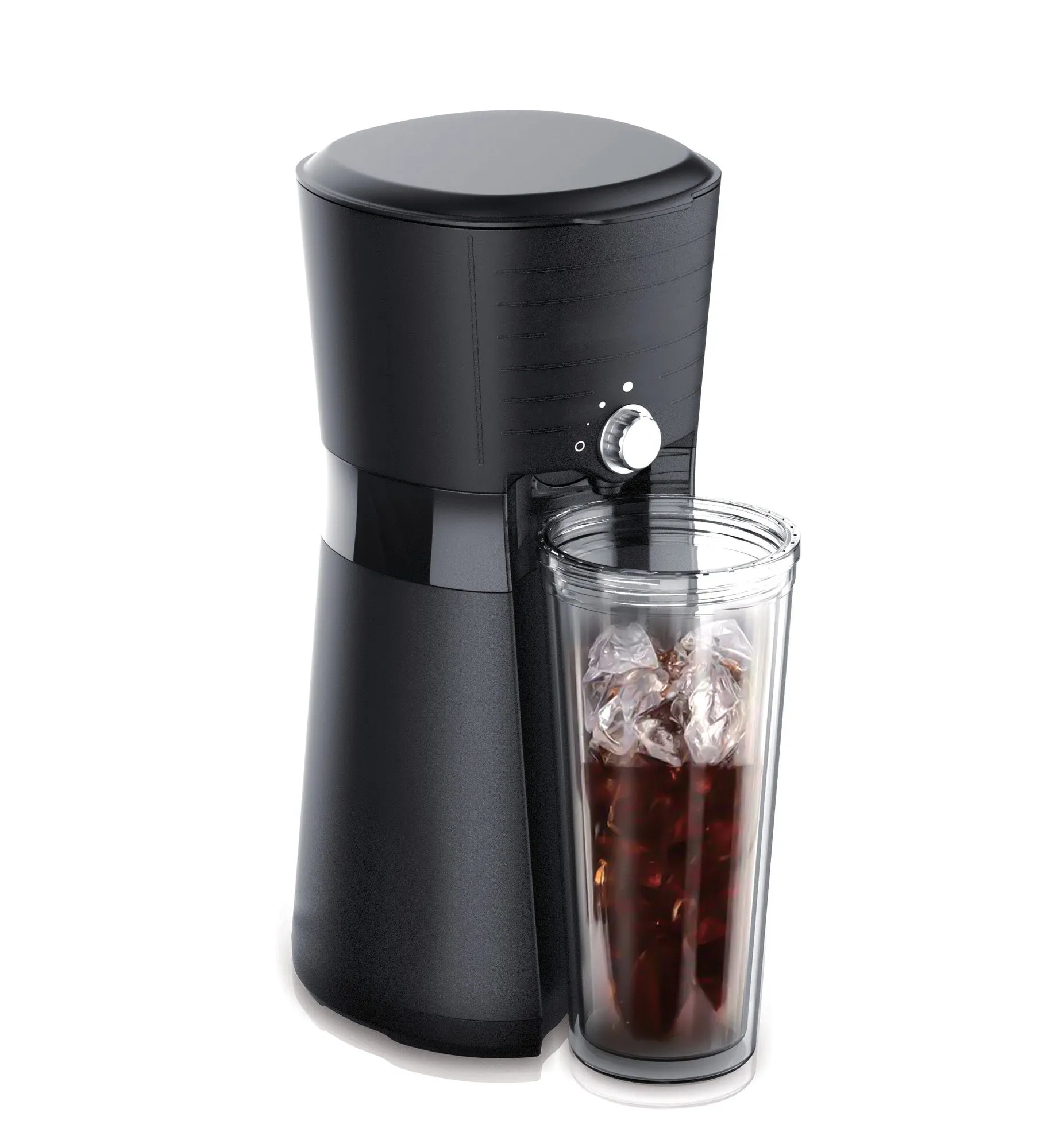 Digital Iced Coffee Maker with Reusable Cup & Straw Included