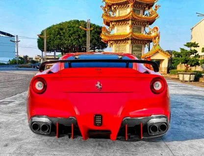 DMC Ferrari F12 Berlinetta : GT3 Big Wing Spoiler : Forged Carbon Fiber : Fits the TDF Coupe & Spider