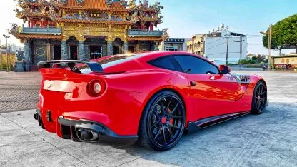 DMC Ferrari F12 Berlinetta : GT3 Big Wing Spoiler : Forged Carbon Fiber : Fits the TDF Coupe & Spider