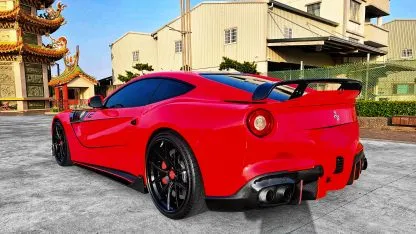 DMC Ferrari F12 Berlinetta : GT3 Big Wing Spoiler : Forged Carbon Fiber : Fits the TDF Coupe & Spider