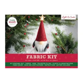 Docrafts Needle Felting Kit - Light Up Santa