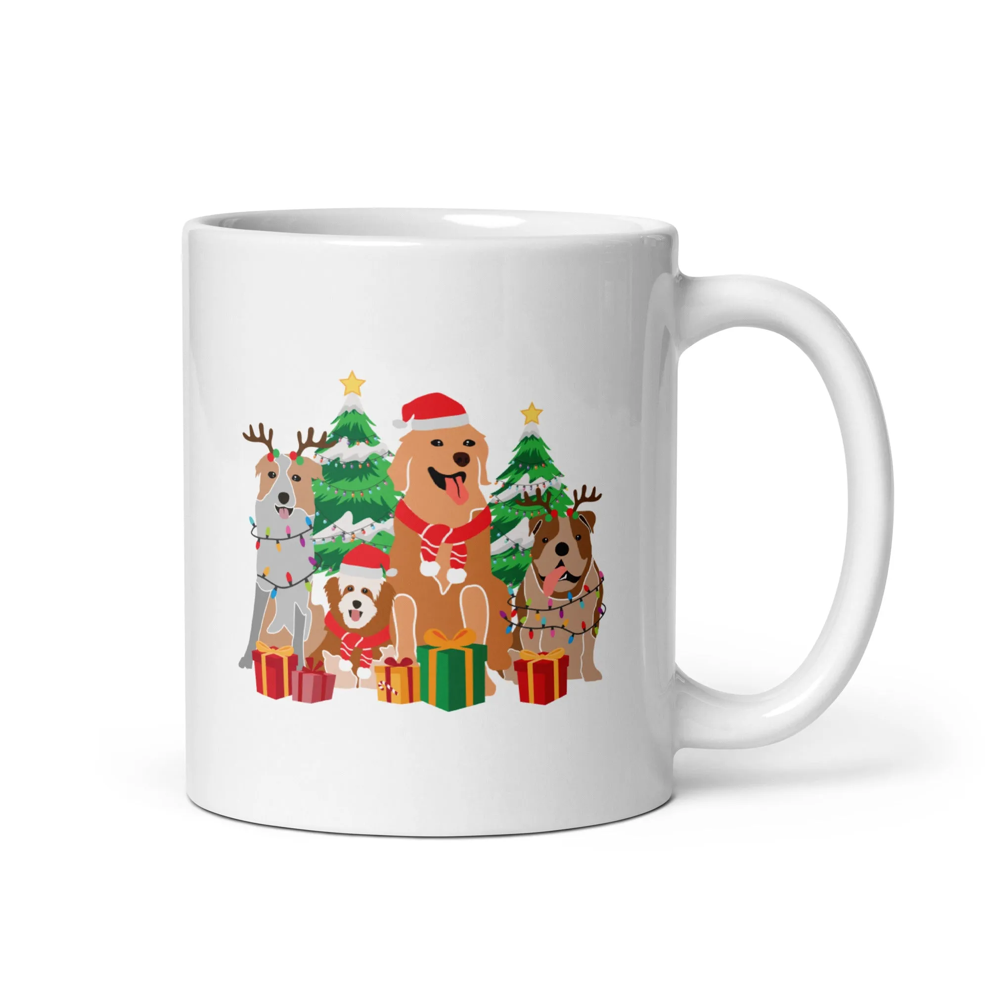 Dog Christmas White glossy mug, Dog Mom Coffee Mug, Fur Mama, Inspirational Mug, Mom Coffee Mugs, Mother's Day Gift, Dog Mom Mug, Dog Mom Gift, Mama Mug