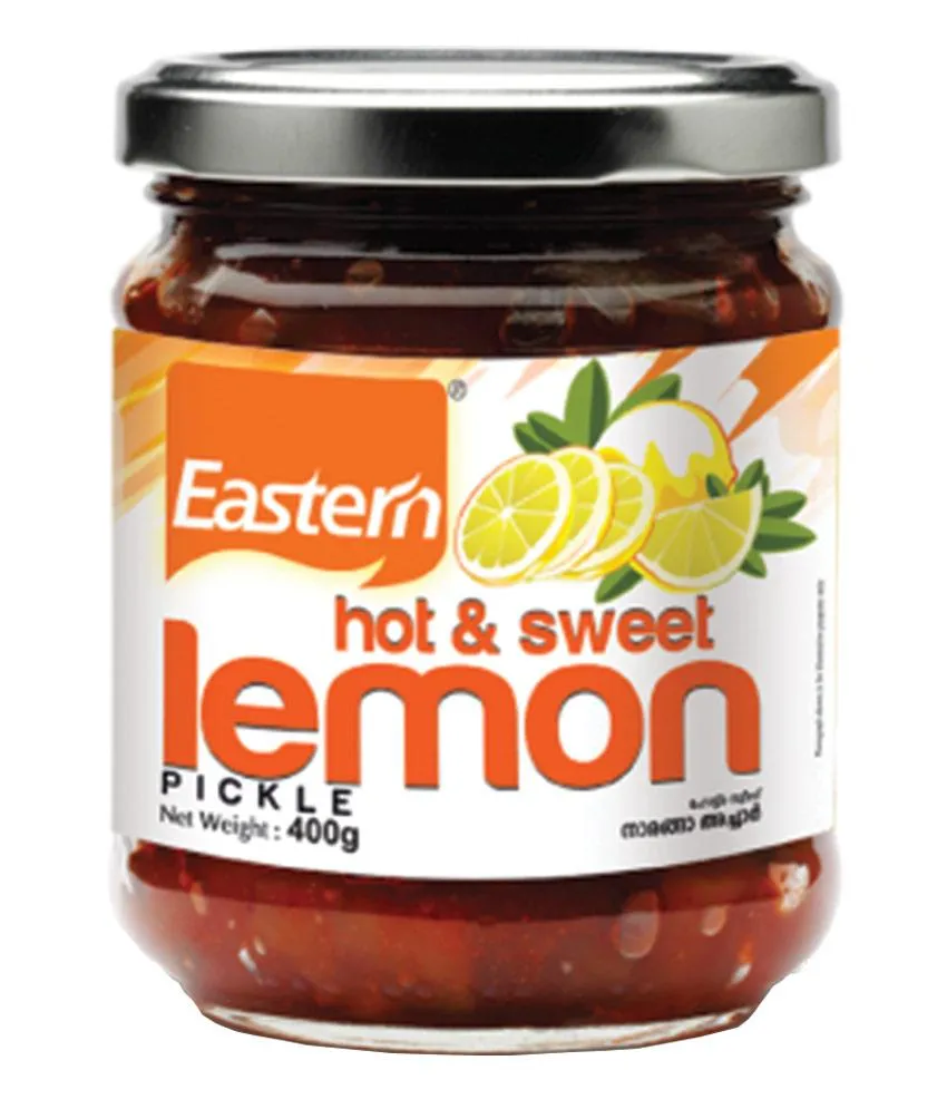 EASTERN LIME HOT & SWEET PICKLE PICKLE GLASS BOTTLE 400GM