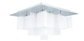 Eight Light Ceiling Mount from the Condrata 1 Collection in Chrome Finish by Eglo USA