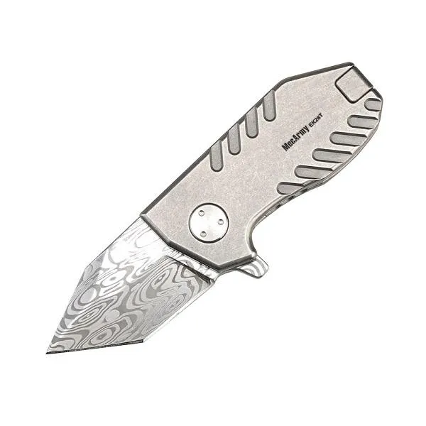 EK28 Damascus Limited Mini Folding Knife