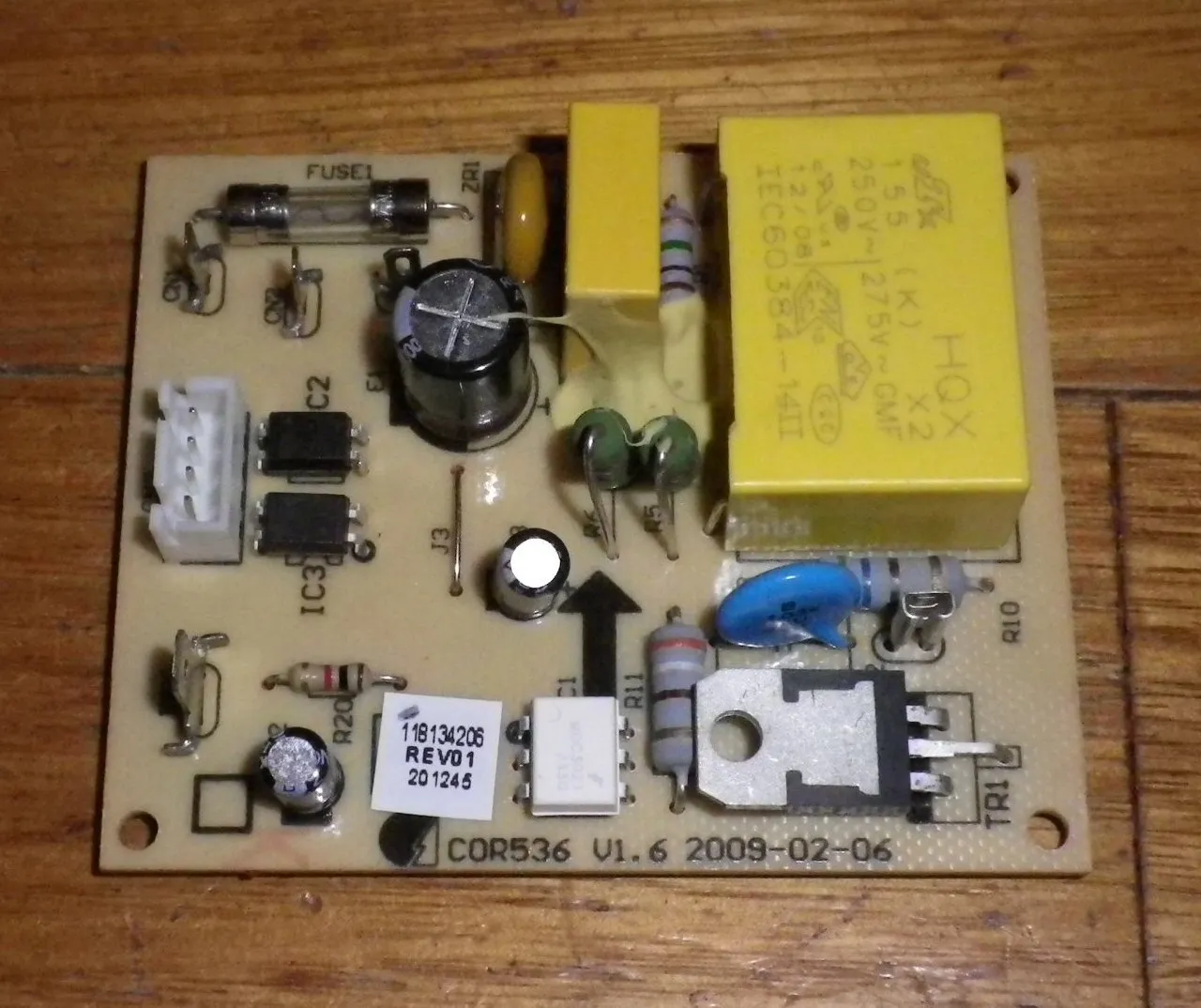 Electrolux ZUA3860P/61P, Z8870P Vacuum Power Supply PCB - Part # 1181342062