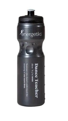 Energetiks Dance Teacher Waterbottle G005-BLK-OSZ