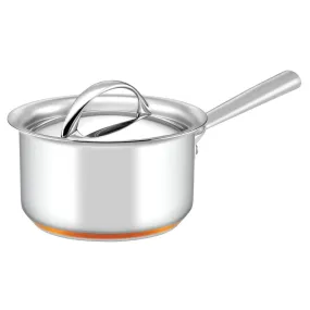 Essteele Per Vita Copper Base Stainless Steel Induction Covered Saucepan 16cm (1.9L)