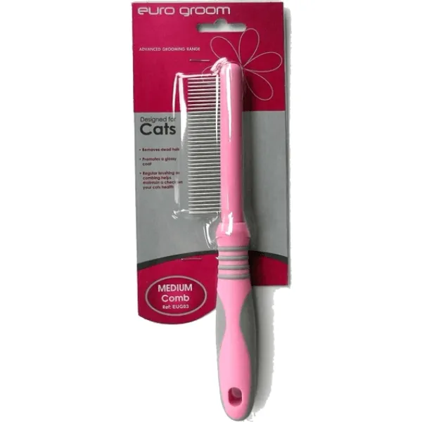 EURO GROOM - Cat Comb Medium 37 Teeth