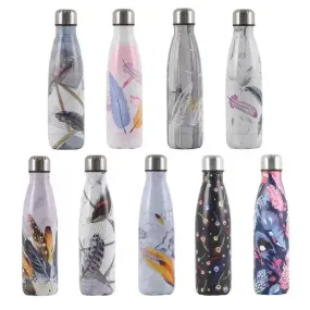 Feather Print Cola Metal Water Bottle (500 ml)