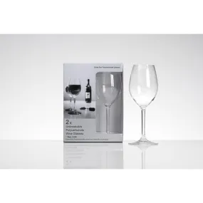 Flamefield Polycarbonate Standard Wine Glasses x 2