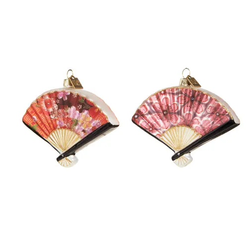 Floral Fan Ornaments