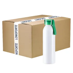 FULL CARTON - 50 x MAVERICK Aluminium Water Bottles - 650ml - GREEN