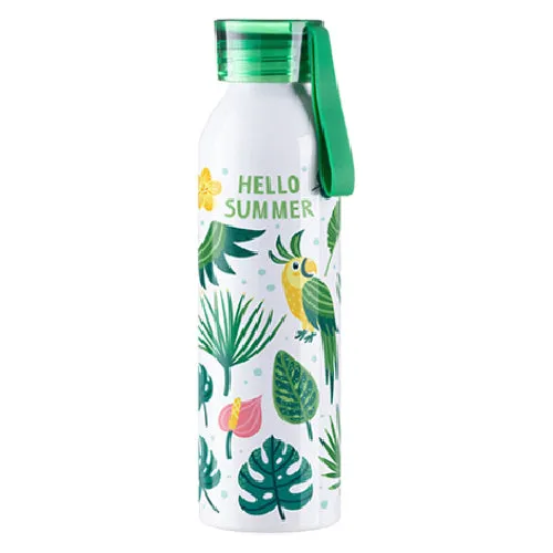 FULL CARTON - 50 x MAVERICK Aluminium Water Bottles - 650ml - GREEN