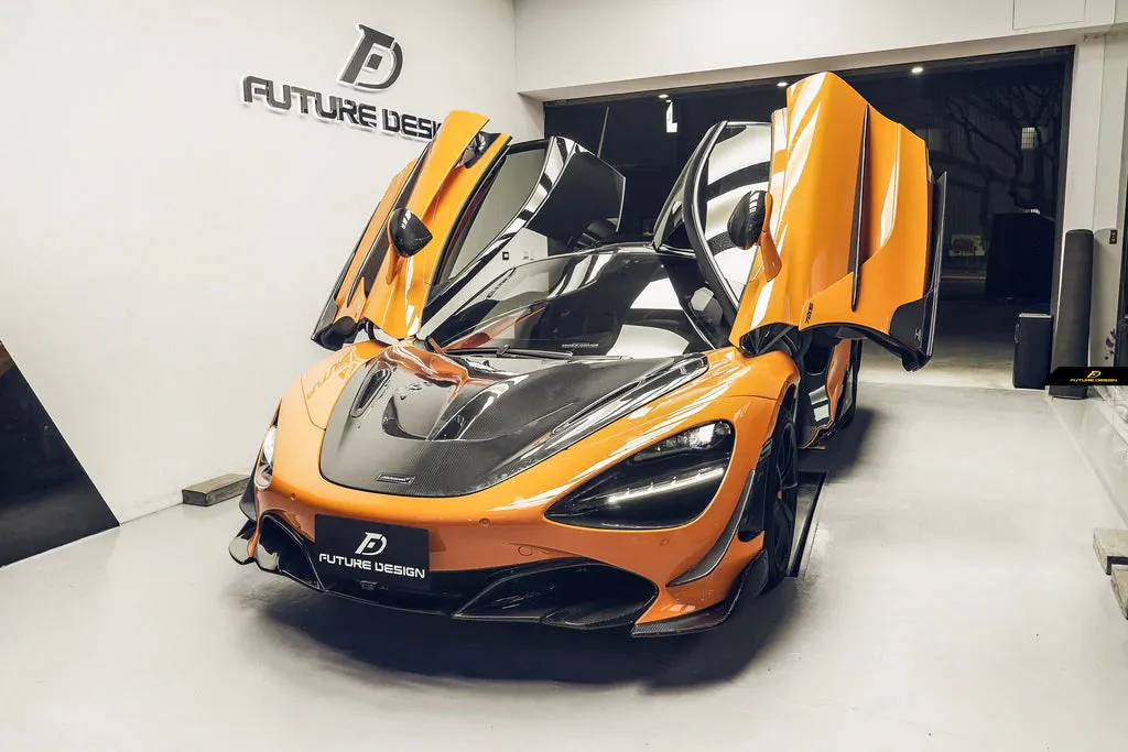 Future Design Carbon Fiber Front Hood Bonnet for McLaren 720S