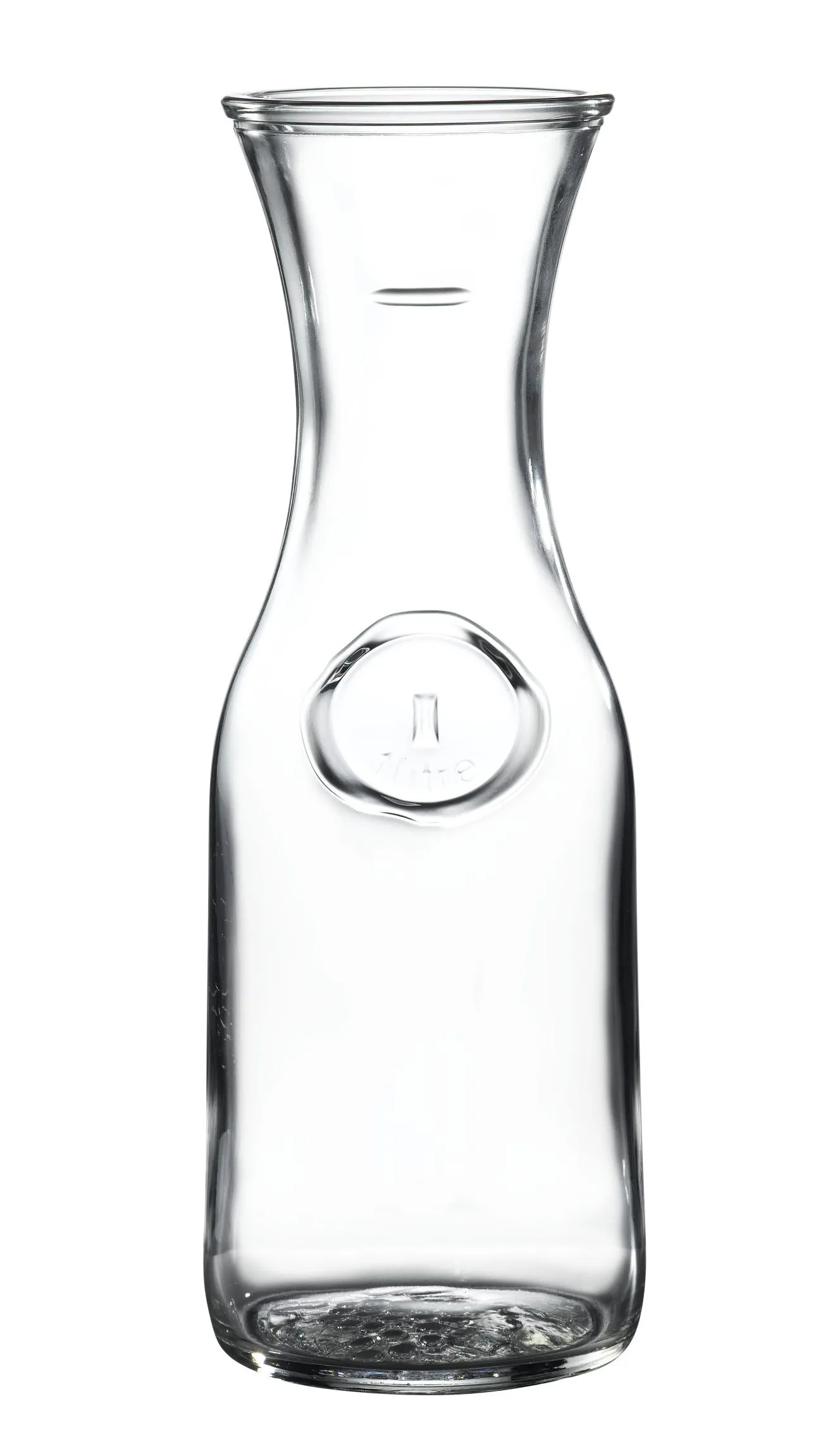 Genware CRF100 Water / Wine Carafe 1L / 35oz - Pack of 6