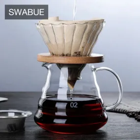 Glass Coffee Maker Eco-Friendly Percolators