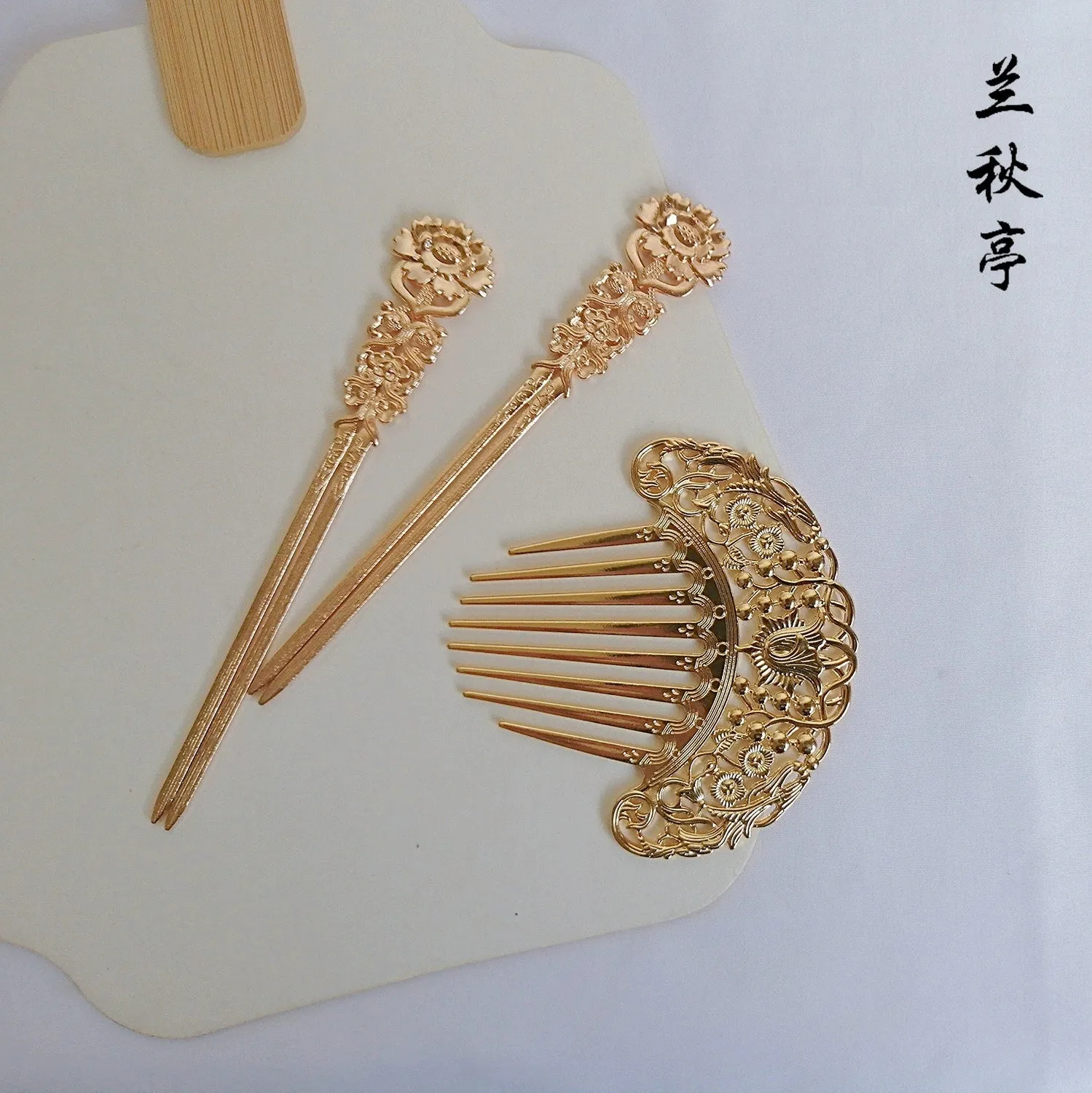 Gong Ting 宫廷 Tang Dynasty Palace Various Hairpins & Combs Set