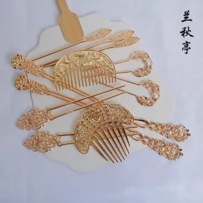 Gong Ting 宫廷 Tang Dynasty Palace Various Hairpins & Combs Set