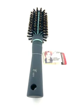 Hair Brush Round 2.25” Vented Ceramic Aluminum Premium Boar Radial Elite # E1077